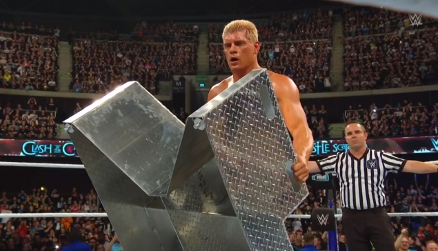 Clash At The Castle : Cody Rhodes force AJ Styles à abandonner