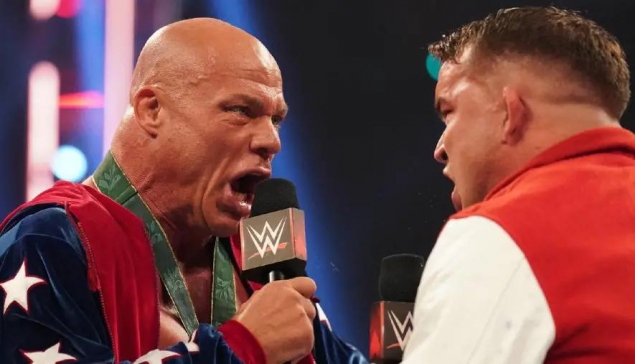 Kurt Angle fait l'éloge de Chad Gable