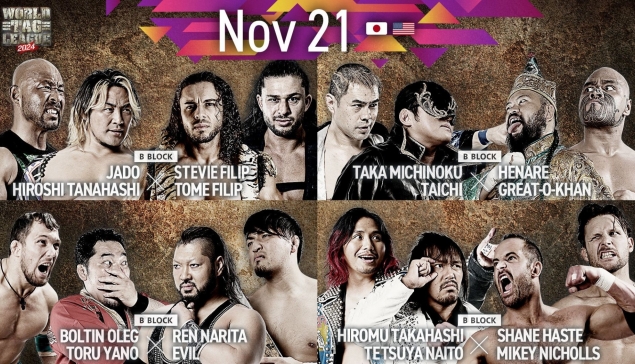 Résultats de NJPW World Tag League - Jour 2