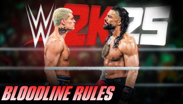 BLOODLINE RULES MATCH sur WWE 2K25 (c'est n'importe quoi 😂)