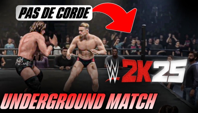 UNDERGROUND MATCH sur WWE 2K25 !