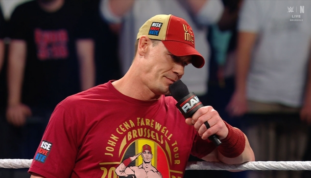 John Cena à WWE RAW Bruxelles : ''Vous avez abusé de moi pendant 25 ans''