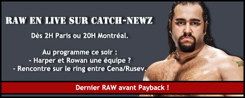 WWE RAW 11 mai