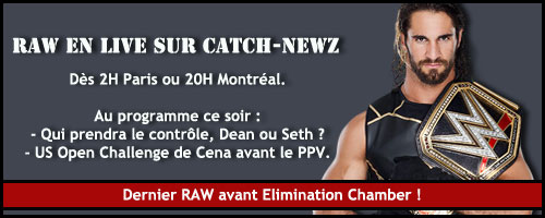 Résultats WWE RAW 25 mai