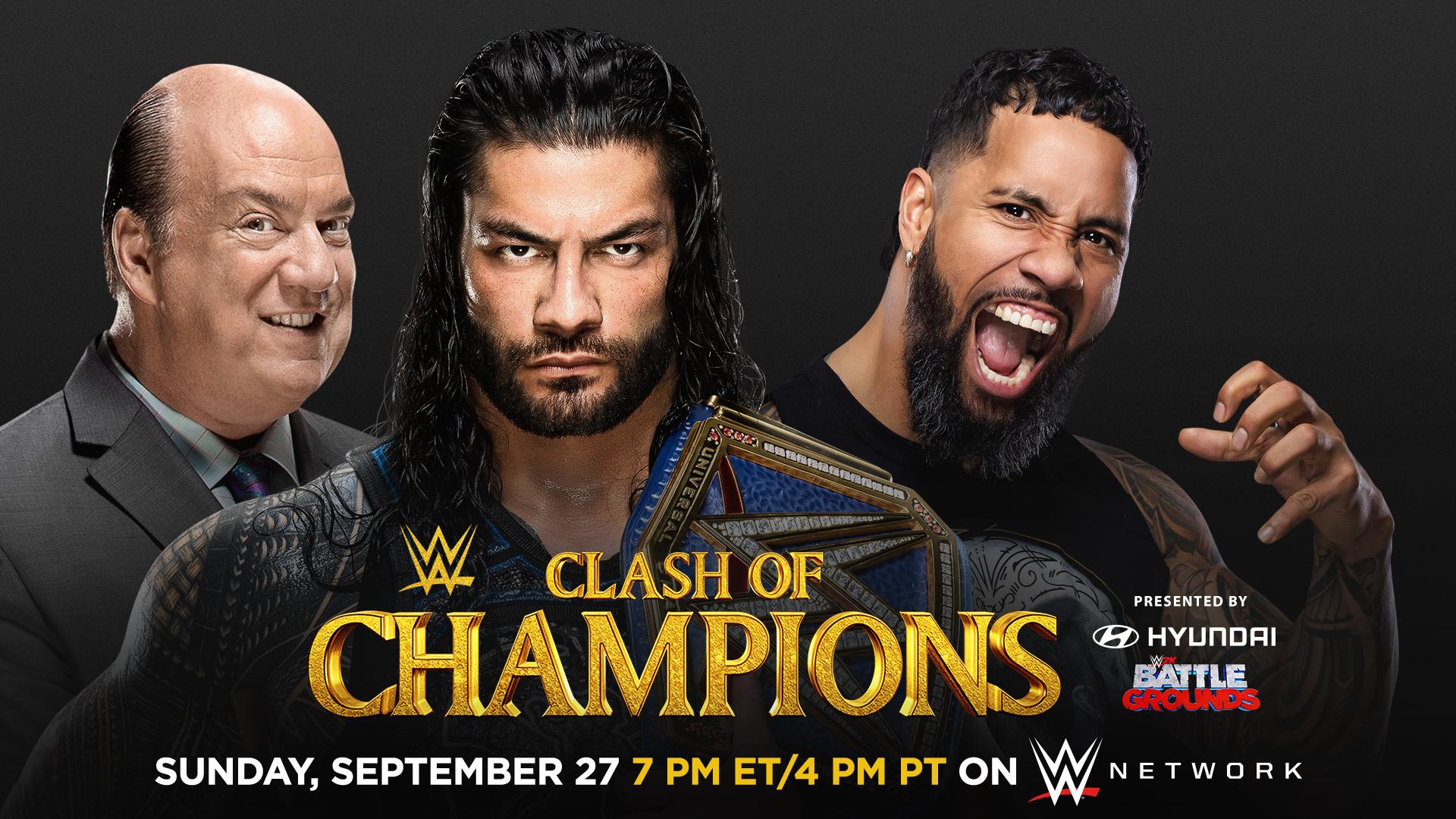 WWe Universal Championship Match Clash of Champions 2020