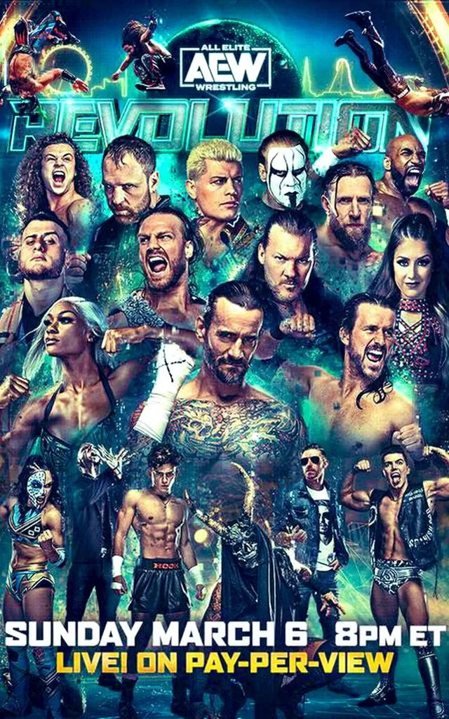 aew revolution 2022 poster